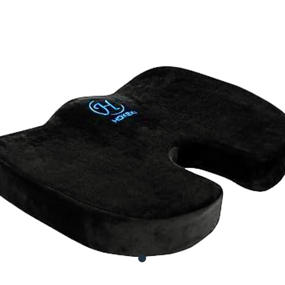 Black Memory Foam Seat Cushion - Picture 1 of 5